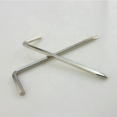 L Z Type Double Ended Allen key wrench with phillips torx head screwdriver